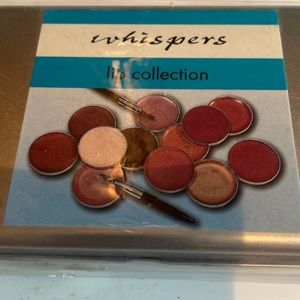Whispers lip collection new in package 12 shades Lipstick gloss 3 applicators